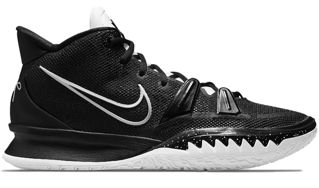 Kyrie 7 TBBlack White Swoosh. 26.5mx. estado impecable