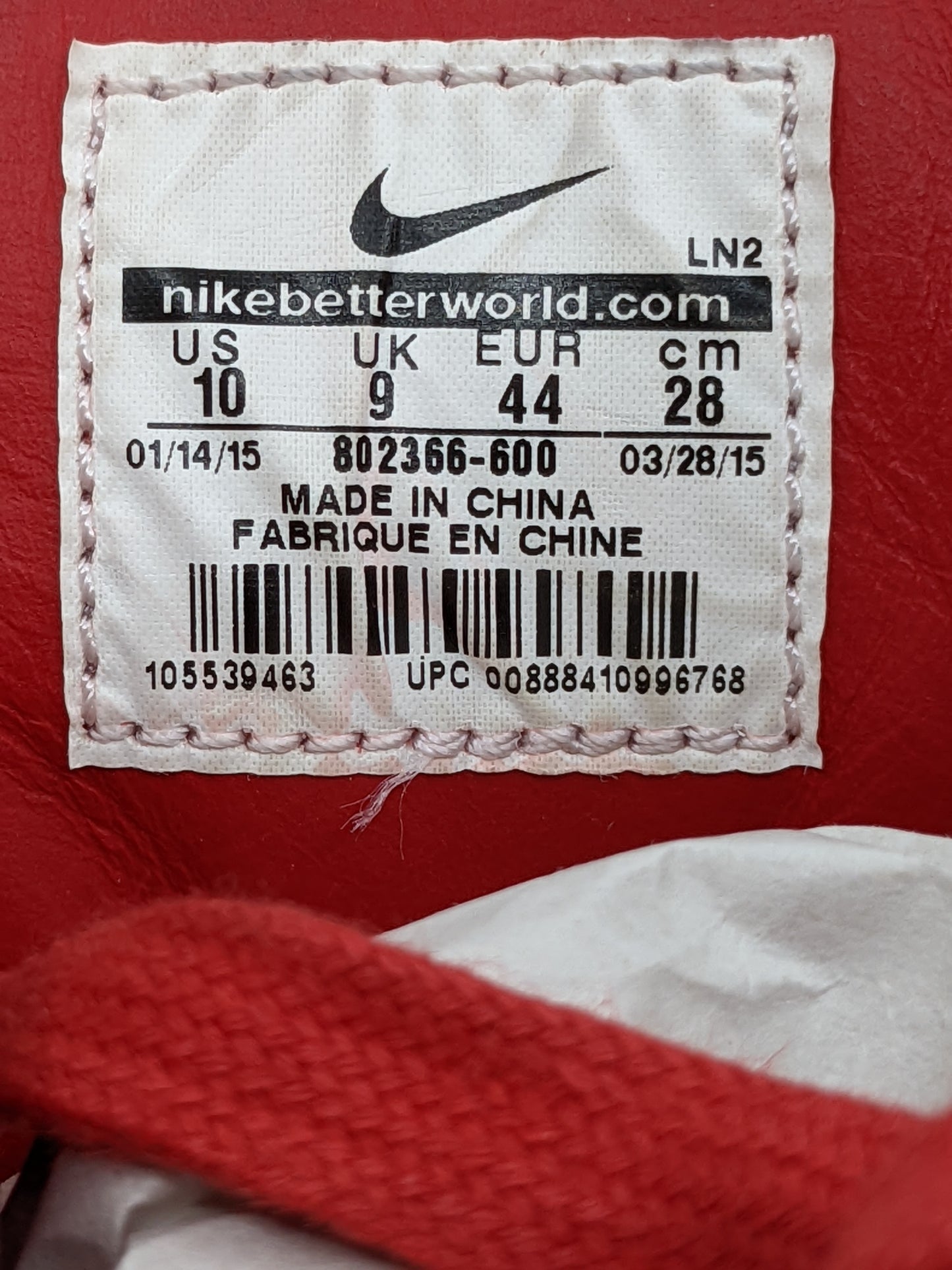 Kobe 10 "University Red" | Impecable | 28cm | (EXCLUSIVE)