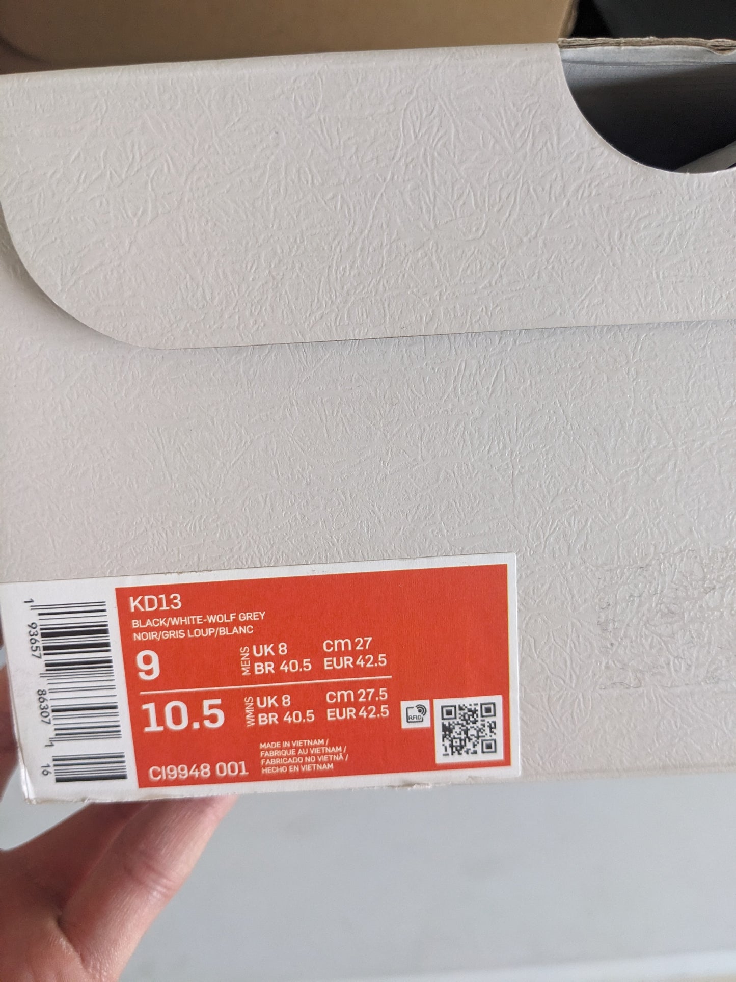 KD 13 "Black Grey" | 27CM